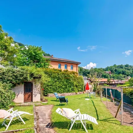 Antica Torre With Garden In Carona - Happy *