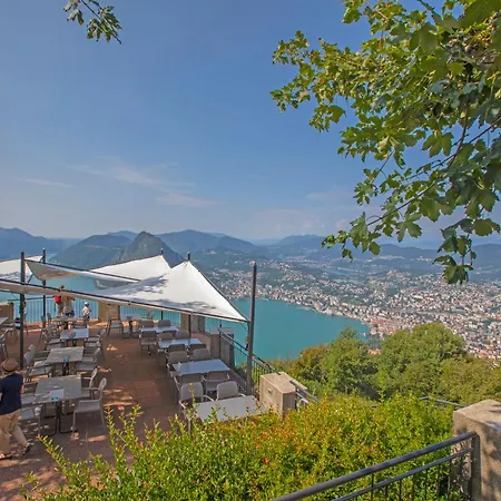 Antica Torre With Garden In Carona - Happy Лугано