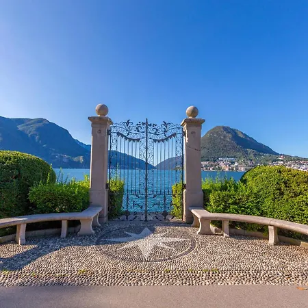 Antica Torre With Garden In Carona - Happy Будинок відпочинку